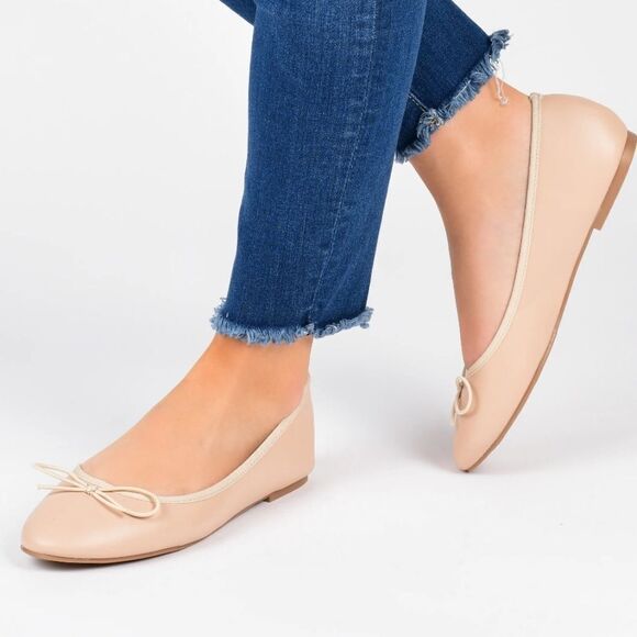 REPORT STUDDED ROUND TOE SLIP-ON WOMEN"S BALLET FLATS SHOE - Picture 14 of 14